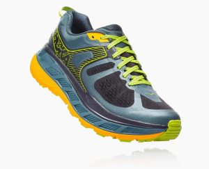 Hoka One One Men's Stinson ATR 5 Running Shoes Green/Gold - AU KBOT